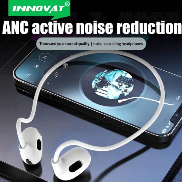 pro air sports earphone hanging neck earphone air pro hifi stereo bass handsfree subwoofer music - Image 4