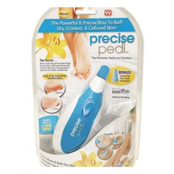 precise pedi - electric callus remover foot file, cordless (cell operated) - Image 2