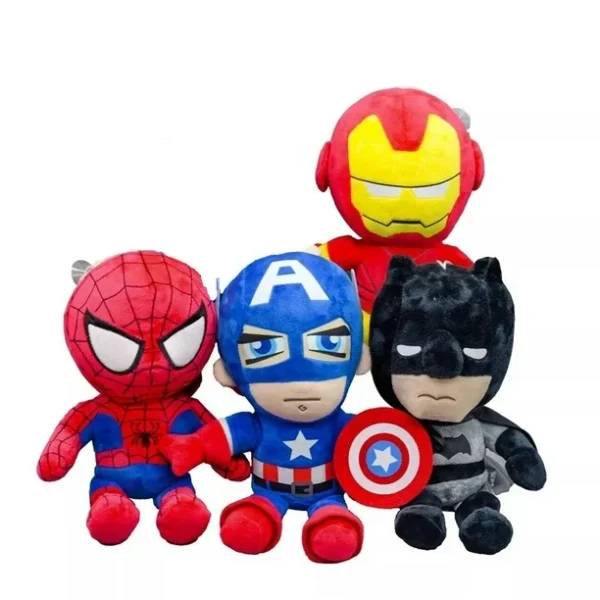 the avengers series soft spiderman and his amazing friends stuffed dolls for superhero fans -25 cm  (random doll) - Image 3