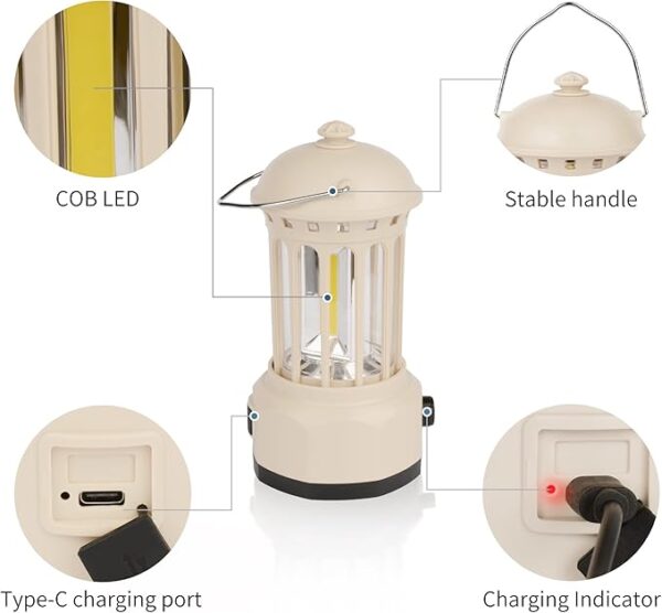 solar emergency camping light outdoor lantern - Image 9