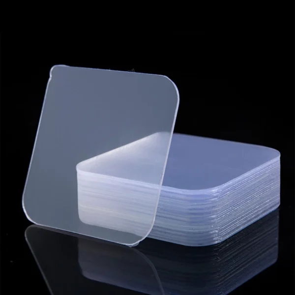 double side sticky tape 2.5 inch x 2.5 inch size | square double sided transparent tape | double-sided adhesive tape for hanging on the wall, waterproof, square adhesive tape, for indoor and outdoor