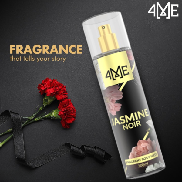 4me jasmine noir fragrant body mist 200ml - Image 2