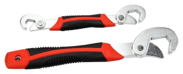 2 pcs multi-function universal wrench set snap and grip wrench (random color) - Image 3