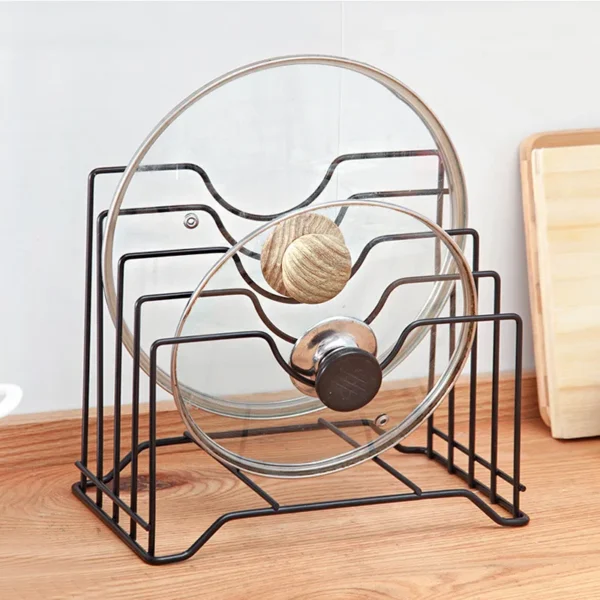 multifunctional pot ,useful dish rack,lid holder - Image 2