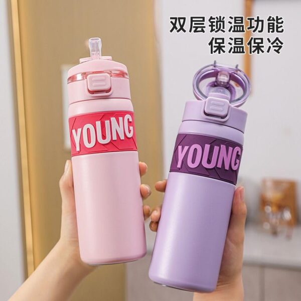 imported stainless steel young sipper insulated bottle | best quality bottle 650ml - Image 9