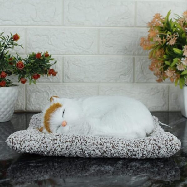 1 pcs cute sleeping cat dashboard mat for car and home office table, beautiful decoration piece. - Image 9