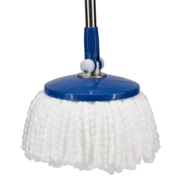 (pack of 3)spin mop refill - extra head, additional microfiber mop round shape mop heads - Image 10