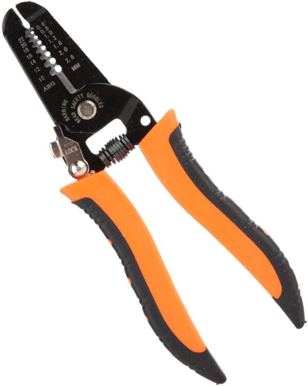 stripping pliers, multifunctional stainless steel wire cable stripping pliers cutting tool wire cutter, long-nose multi-purpose electrician tool ( random color ) - Image 6