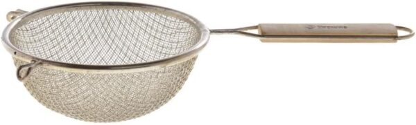 strainer stainless steel colander sieve with wooden handle - Image 2