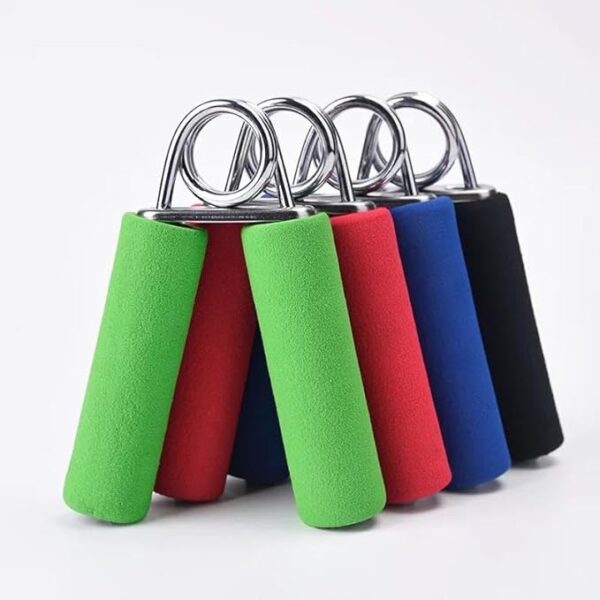 hand grippe foam hand grip strengthener  ,strength training for fitness gym men's women's( random color)