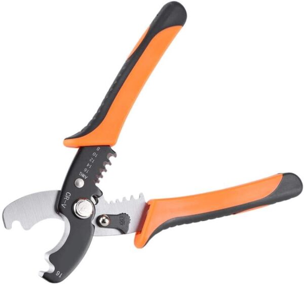 wire cutter able wire stripper wire stripping tool, professional wire cable peeler cutter peeling pliers electrician hand tools(random color) - Image 5