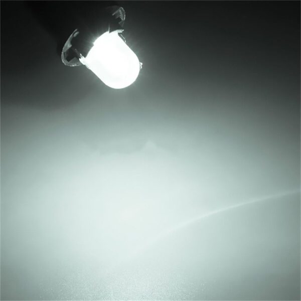 pack of 2  t10 cob led bulbs silicone parking led. 12v dc. color white - Image 3