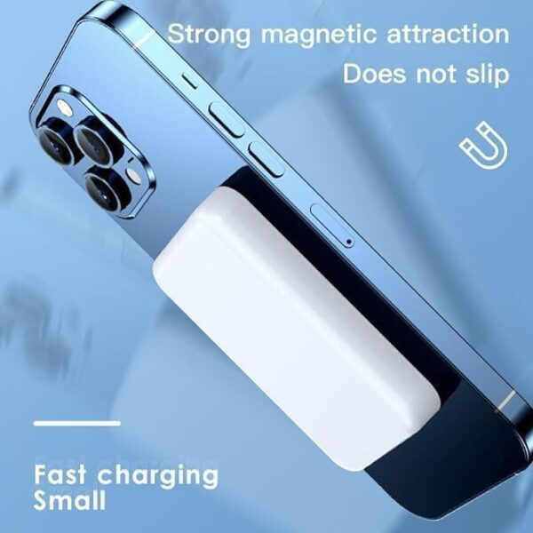 apple magsafe wireless power bank for iphone 5000mah 20w fast charging - Image 3
