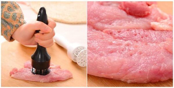 meat tenderizer loose meat  stainless steel needle eco-friendly (random color) - Image 6