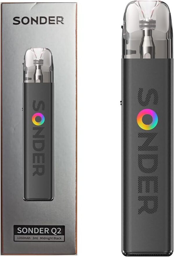 geekvape sonder q 2 pod system kit 1350mah - 30w max output, type-c charging | e-cigarette | vape ( random color )