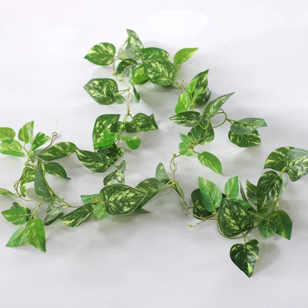 green leaves bail greenhome plant simulated wide application plastic decorative green vine decor for home - Image 3