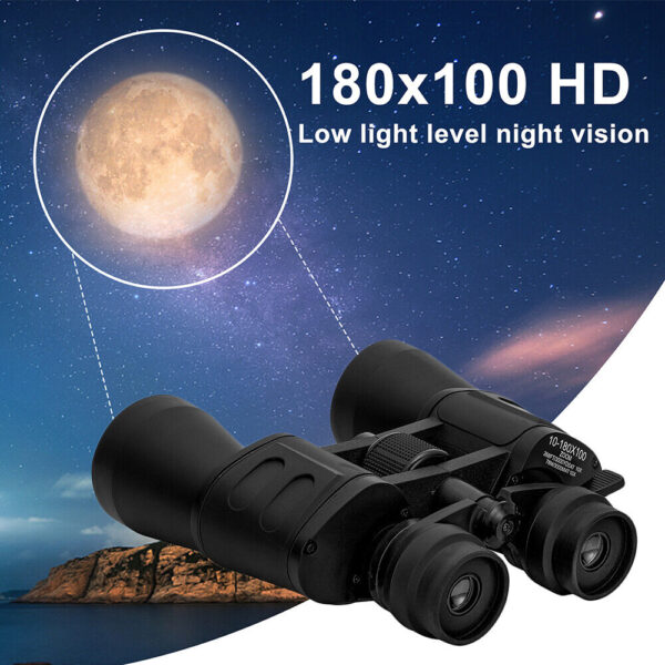 100x180 high power auto focus binoculars bak4 hunting monoculars night vision (random color) - Image 12