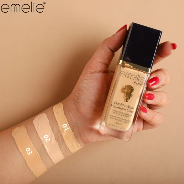 emelie double wear foundation shade 01 - Image 2