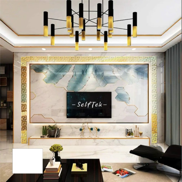 building border/versace border/ versachi border acrylic mirror sticker with adhesive for wall decor and home, office decor wall stickers - Image 7