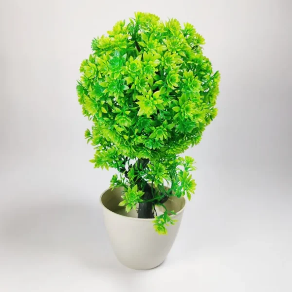 green ball shape gola plant artificial flowers decoration | artificial plants ball for home - Image 3