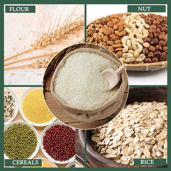 moisture-proof sealed transparent food grain pouch | storage bag for rice, flour, cereals, nuts etc - Image 11