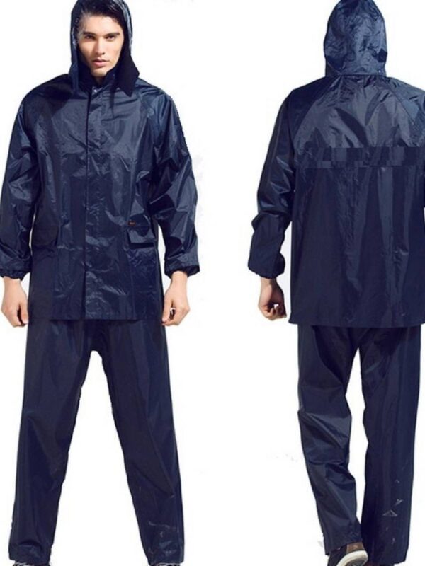 waterproof rain coat & pant | lite waterproof rain suit | rain coat | rainwear | rain suit ( random color ) - Image 10