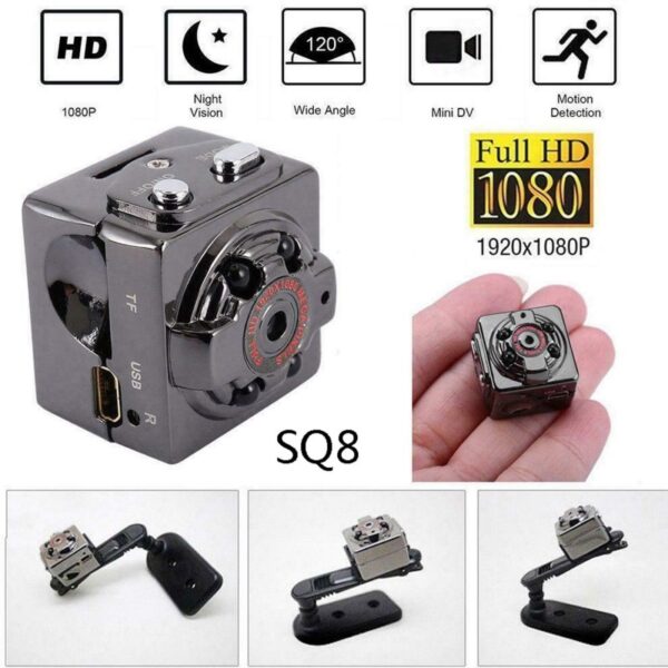 hidden mini camera sq8 night vision | sq8 mini spy camera 1080p, mini dv smallest wireless - Image 5