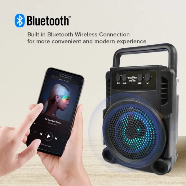 gts-1360 wireless speaker bluetooth rechargeable speaker portable wireless mini 3 inch mini bt speaker - Image 4