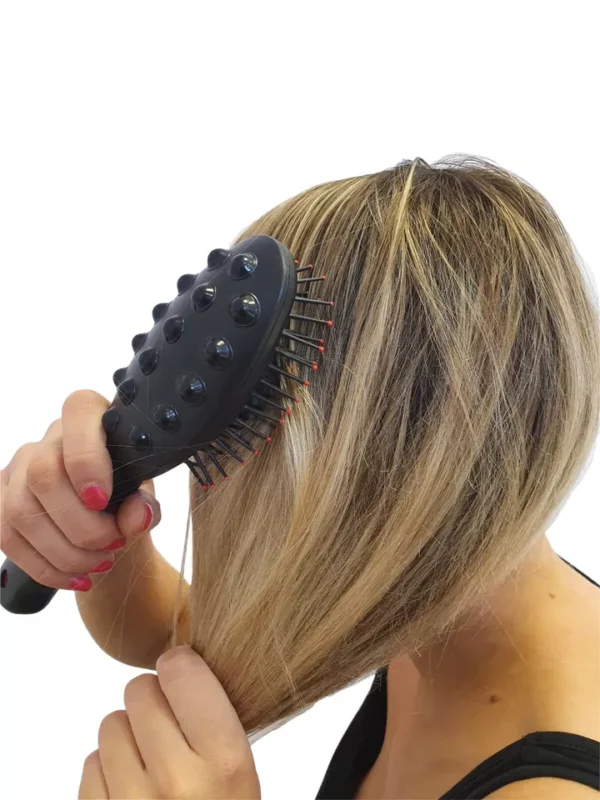 electric wireless massage comb hair growth vibration scalp massager anti hair loss care head massager for relax & stress relief - Image 9