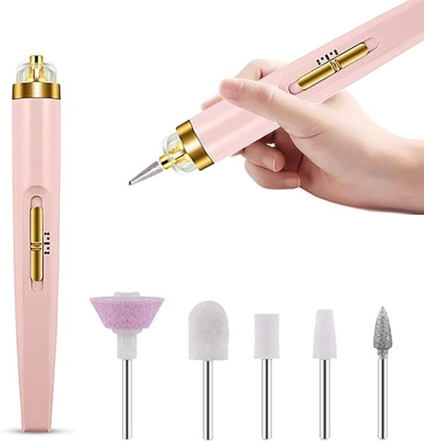 5 in 1 professional manicure nail | salon nail finishing touch | nail grinding, burnishing machine | full manicure and pedicure tool - Image 6