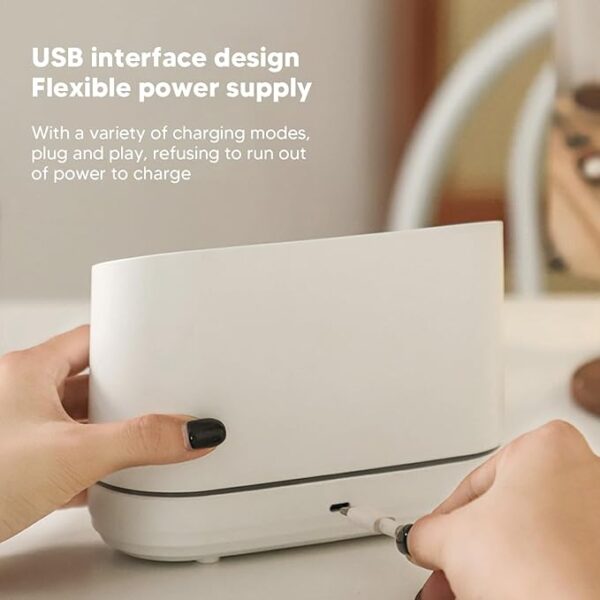 flame design humidifier essential oil diffuser for bedroom living room office - Image 10