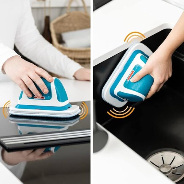 2 in 1 mop system as hand scrubber & floor mop | effortless wiping, scrubbing and polishing - Image 7