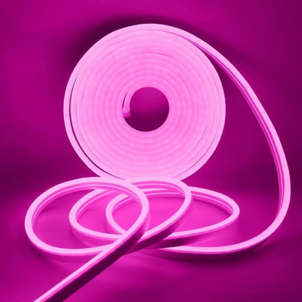 mega power neon 5 meters strip, 12volts with adapter - Image 6