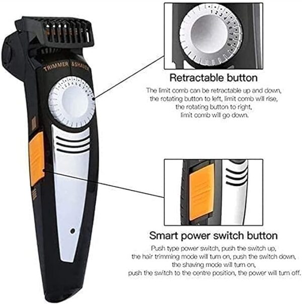 hair clippers,electric shaver and hair clipper, mens clippers for hair cutting professional,cordless rechargeable electric hair cutting kit for men - Image 2