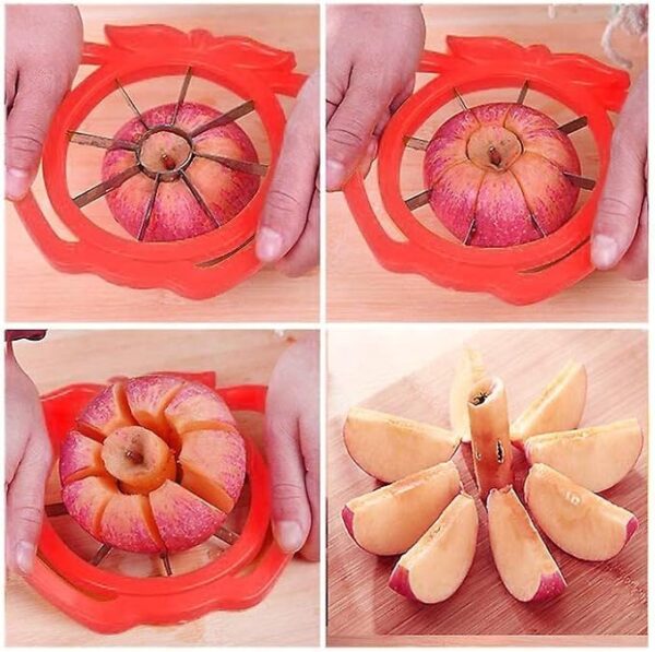 apple corer | fruit peeler / slicer | fruit vegetable divider cutter (random color) - Image 5