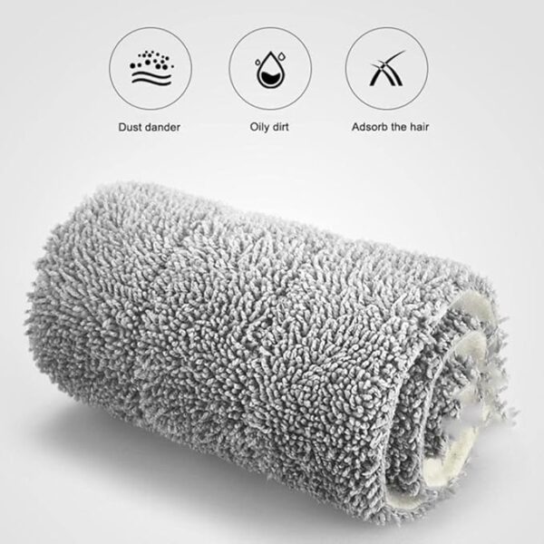 mop floor squeeze mop with bucket – hardwood & wood floor rotary scrubbing mop for easy household cleaning ( random color ) without box - Image 5