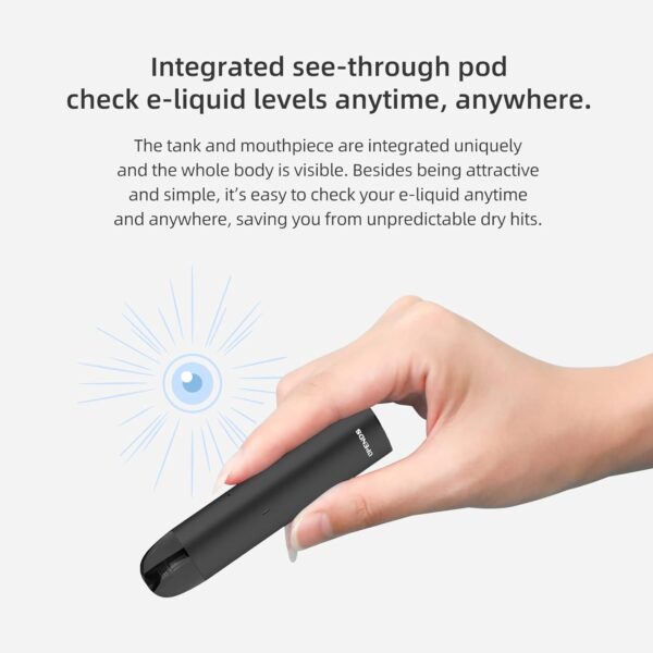upends upleaf pod kit | e-cigarette starter kit, unique airflow design, type c cable, magnetic connection of smok e-cigarette ( random color ) - Image 3