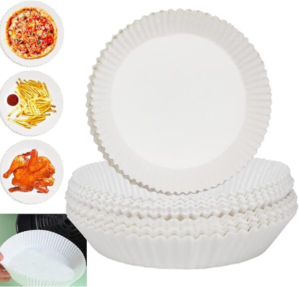 50 pcs - air fryer disposable paper liner non-stick | microwave oven, oil-proof water-proof and dust-proof - Image 2