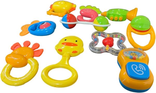 my baby rattles set (12 pcs) new-born hand bells baby toys 0-12 months(random ) - Image 9