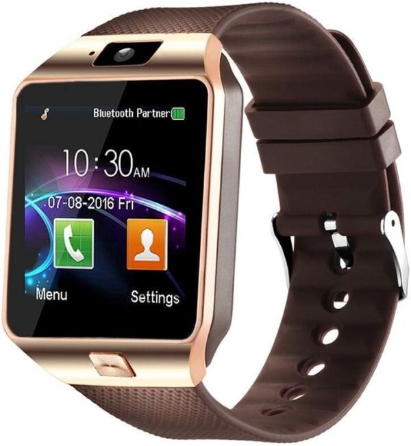 dz09 bluetooth smartwatch,touchscreen wrist smart phone watch sports fitness tracker with sim sd card slot camera (black) - Image 3