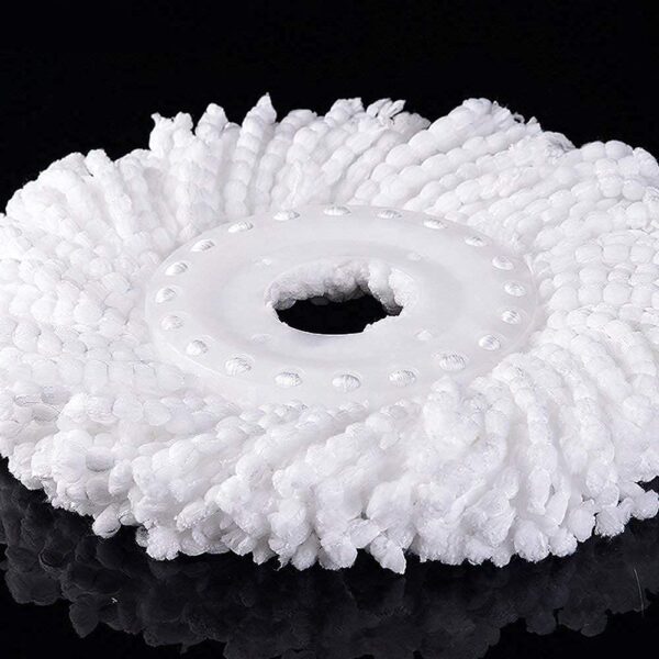 (pack of 3)spin mop refill - extra head, additional microfiber mop round shape mop heads - Image 9