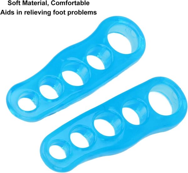 reusable gel toe separators & straighteners for hammer & overlapping toes - unisex ( random color ) - Image 7