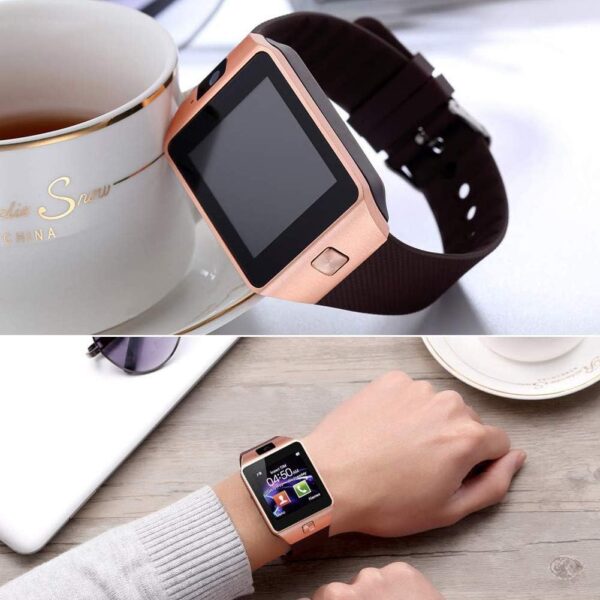 dz09 bluetooth smartwatch,touchscreen wrist smart phone watch sports fitness tracker with sim sd card slot camera (black) - Image 10