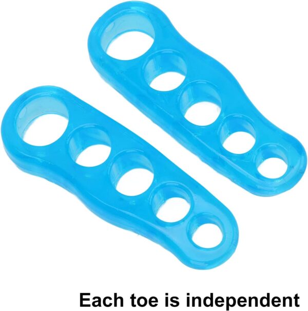 reusable gel toe separators & straighteners for hammer & overlapping toes - unisex ( random color ) - Image 6