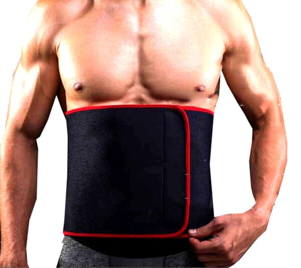 sn-460 smart care waist belt – spinal back support & weight reducing belt for back pain relief, slimming, and effective weight loss (skin-friendly fabric, free size)