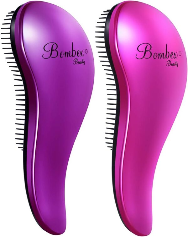 1 piece detangling hair brush professional no pain detangler for women | best quality hair brush without box(random color) - Image 6