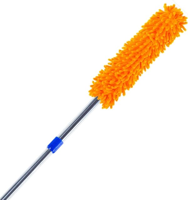 adjustable microfiber duster stretch extend telescopic feather duster home car furniture cleaning tools book cleaner  (random color) - Image 2