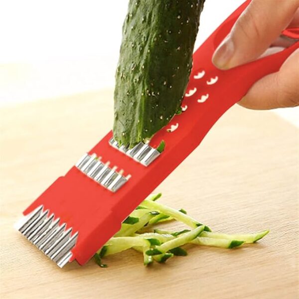 multifunctional fruit vegetables peeler grater shredder cutter - pack of 3 (random color) - Image 4
