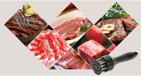 meat tenderizer loose meat  stainless steel needle eco-friendly (random color) - Image 7