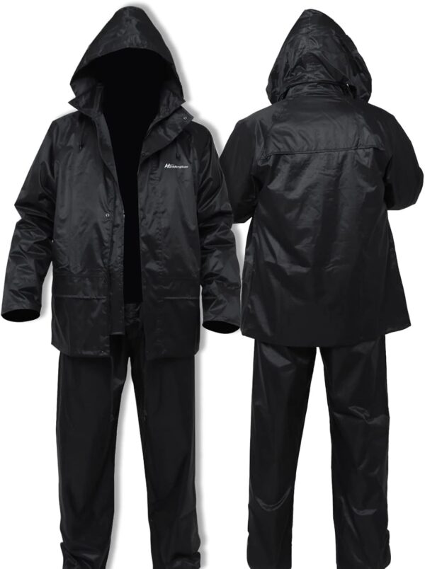 stylish beautiful rain coat jacket and trouser rain coats survival emergency heavy duty rain coat (random colors) - Image 10